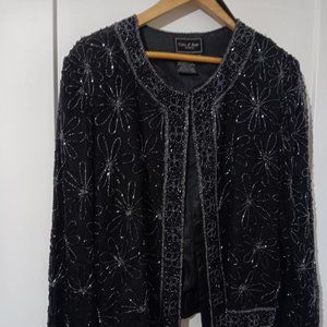 Black Beaded Jacket